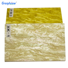 3mm thickness crack resistant artificial marble acrylic sheet